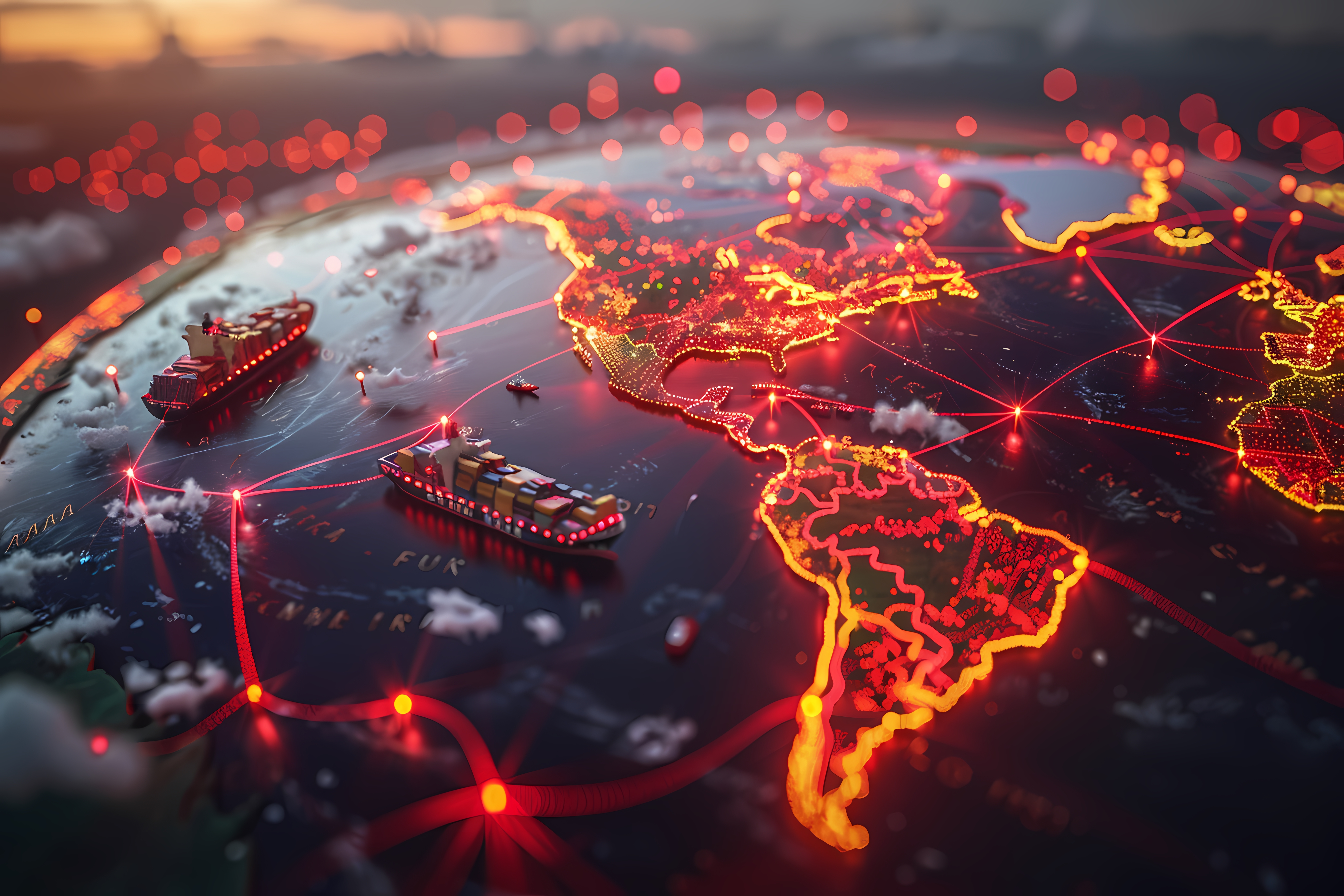 Global Supply Chain Map